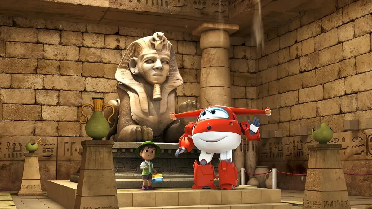 Super Wings, paré au décollage ! S01E12 Les aventuriers de la statuette cachée