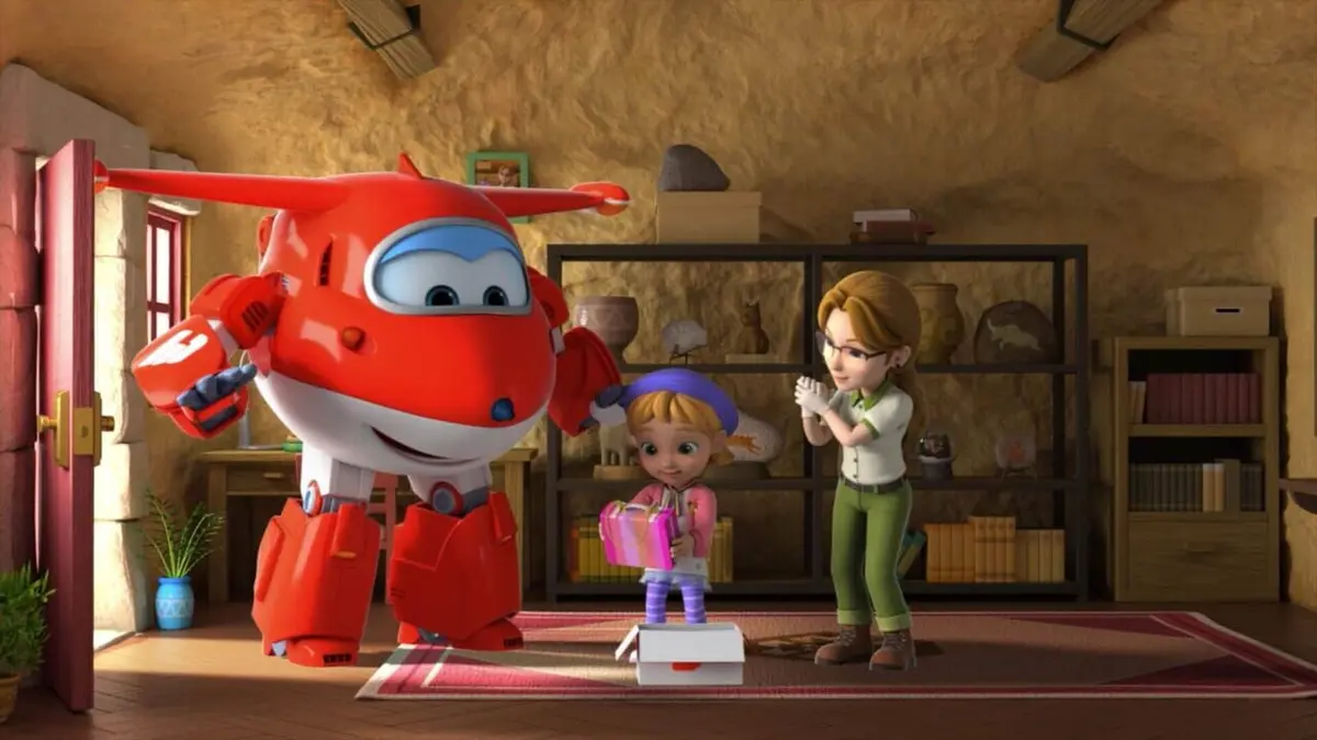 Super Wings, paré au décollage ! S02E15 Voyage dans le temps passé