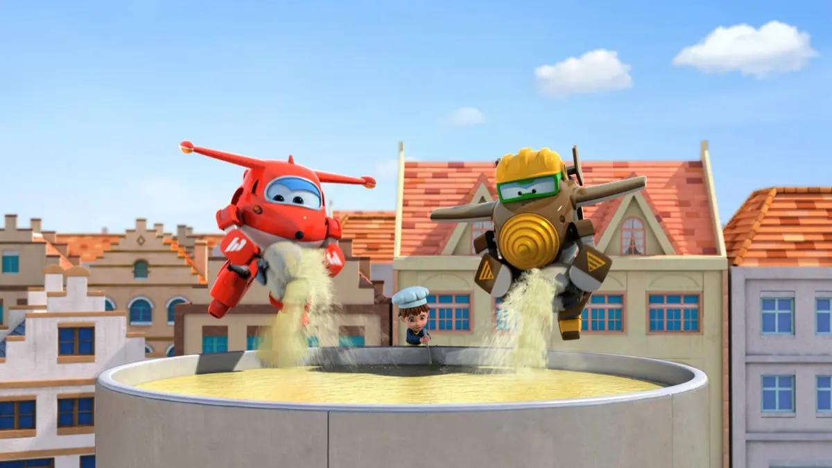 Super Wings, paré au décollage ! S02E20 La gaufre la plus grande du monde