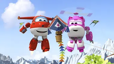 Super Wings, paré au décollage ! S01E01 Un cerf-volant pour deux