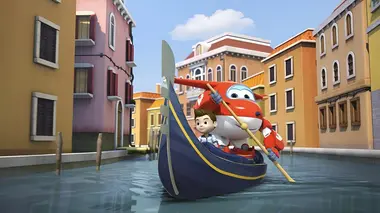Super Wings, paré au décollage ! S01E03 Et vogue la gondole !