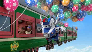 Super Wings, paré au décollage ! S04E25 Le train volant