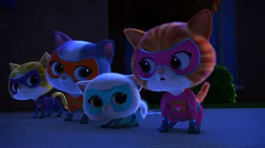 Les SuperChatons et le vol de jouets / Les SuperChatons et les lumières éteintes