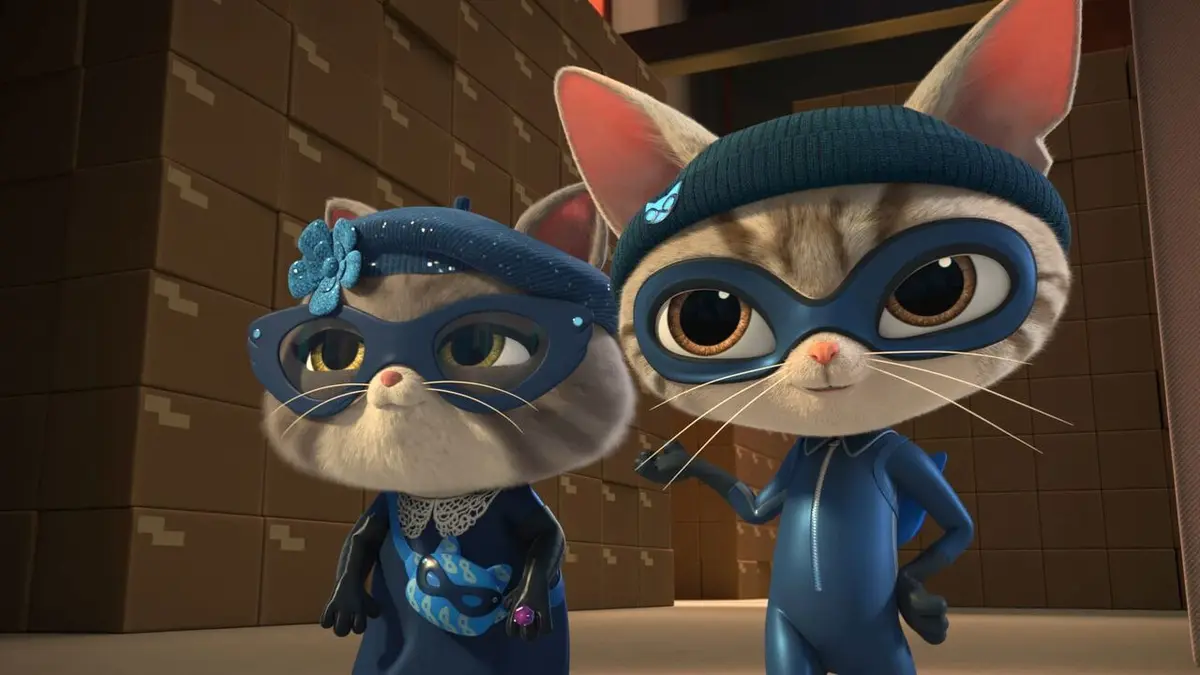 SuperChatons S01E19 Les SuperChatons et le don perdu / Les SuperChatons et le bobo au bidon de Bitsy