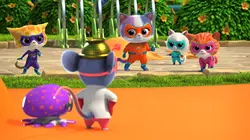 SuperChatons S01E02 Rififi pour feux d'artifice / Un village en fromage