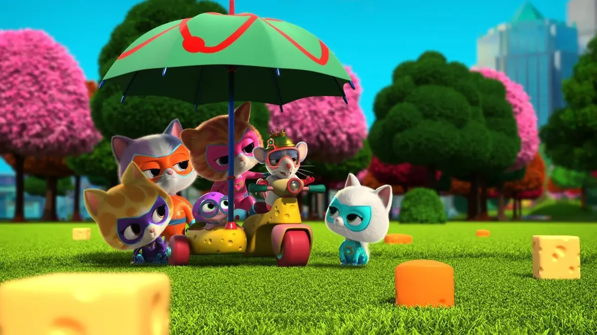 SuperChatons S01E23 Les Superchatons et le Fromagan / Les Superchatons et le tricheur talentueux