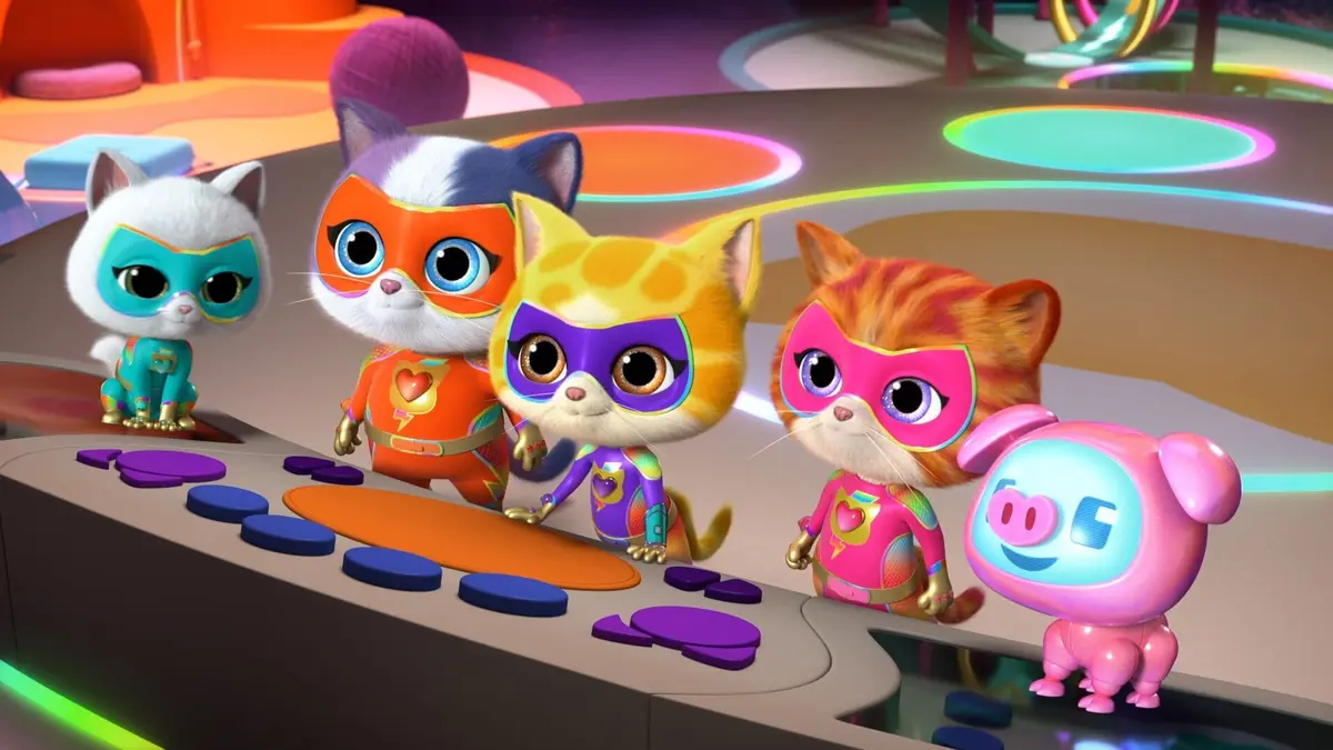 SuperChatons S02E11 Cochon Volant / Il faut sauver le parc canin