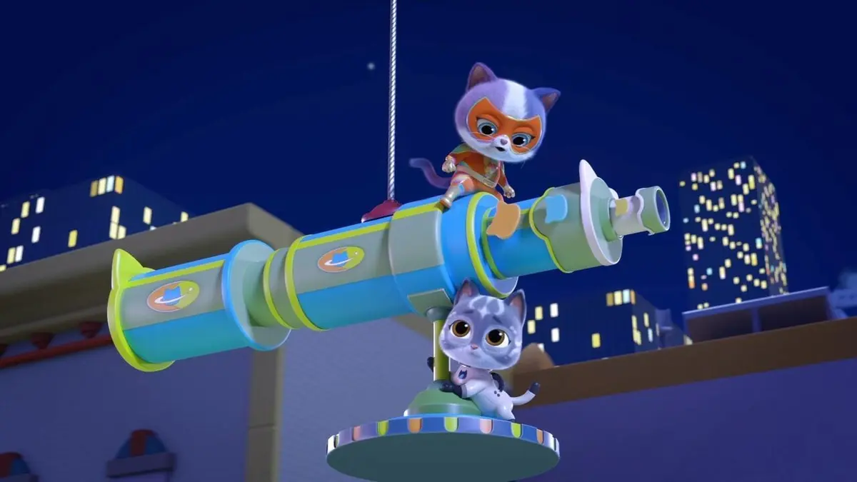 SuperChatons S02E04 Vol de chapeaux / Le problèmes de télescope