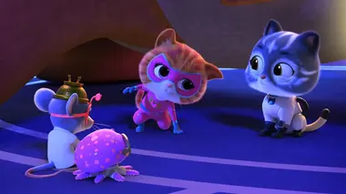 SuperChatons S01E13 Les SuperChatons et le décollage de Rastucieuse / Les SuperChatons et le Joyau du Ciel
