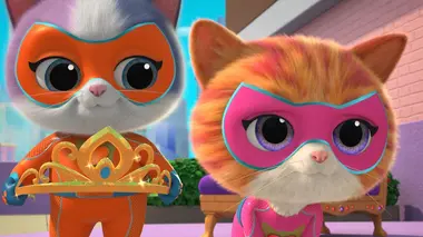 SuperChatons S01E19 Les SuperChatons et le diadème d'Amara / Les SuperChatons et la panne de boule de poile