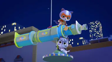 SuperChatons S02E04 Vol de chapeaux / Le problèmes de télescope