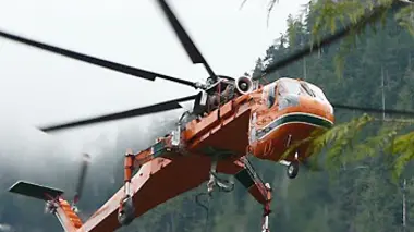 Superstructures L'hélicoptère Air-crane / Extrême hélicoptère