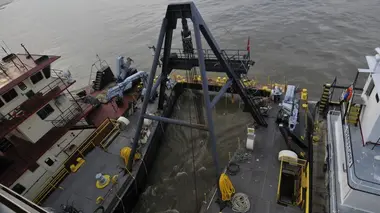 Péniche sur le Mississippi