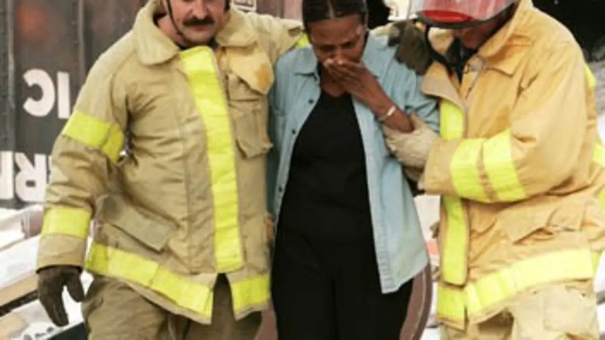 Sur le lieu du drame