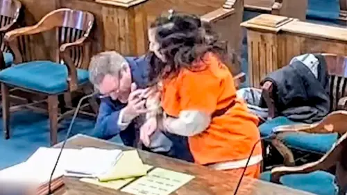 Sur le vif : vidéos insolites Anarchie au tribunal