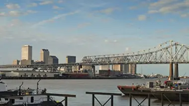 En Louisiane, le long du fleuve Mississippi