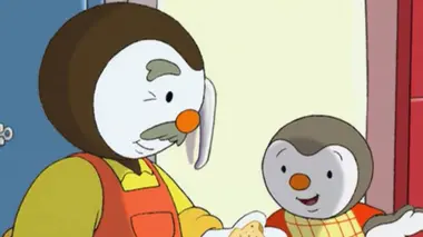 T'choupi fait de la pâtisserie