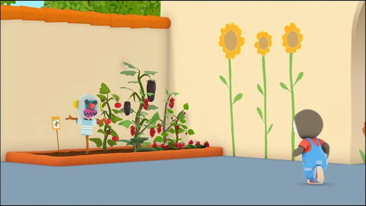 T'choupi à l'école S01E12 L'épouvantail à coquins