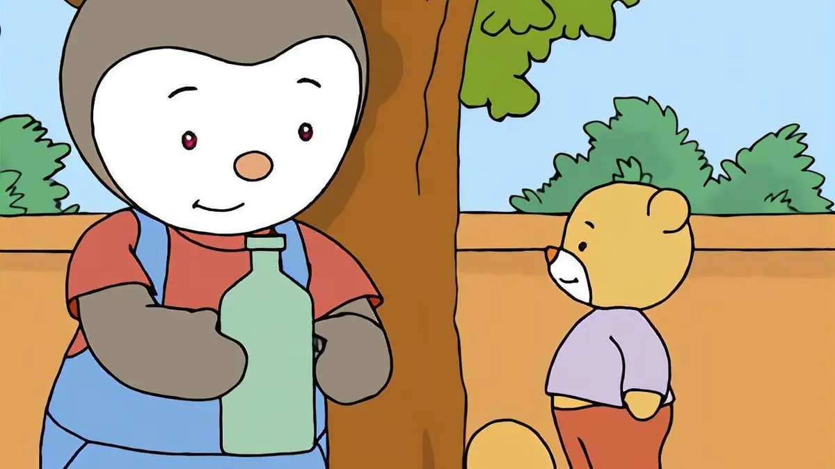 Visuel de T'choupi interactif en LSF S01E12 Les patins sans roulettes