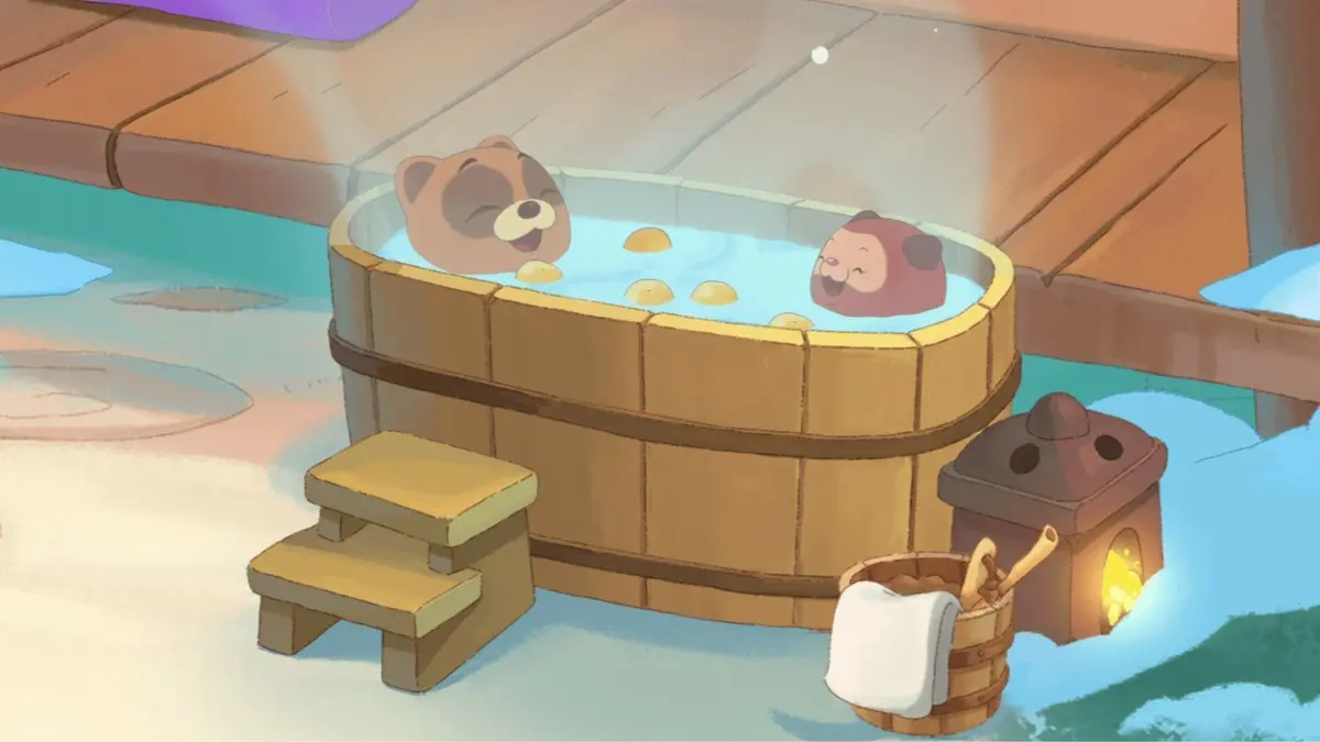 Taki Tanuki S01E03 Au bain !