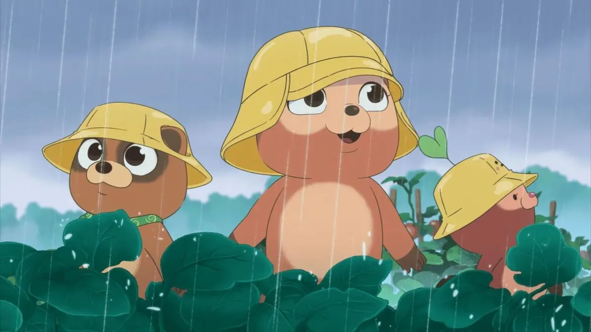 Taki Tanuki S01E37 Le concert du potager