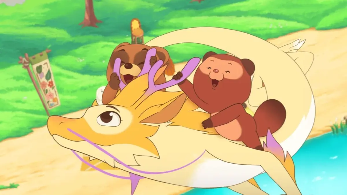 Visuel de Taki Tanuki Taki tisse sa toile