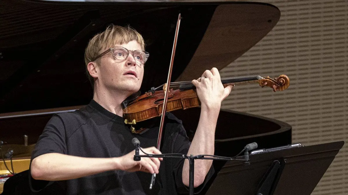 Casting Thomas Adès et Pekka Kuusisto à la Fondation Louis Vuitton