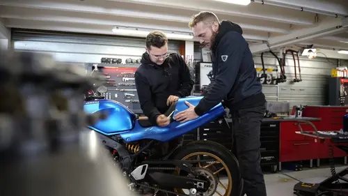 Thorn Bikes, l'atelier Moto Objectif sable