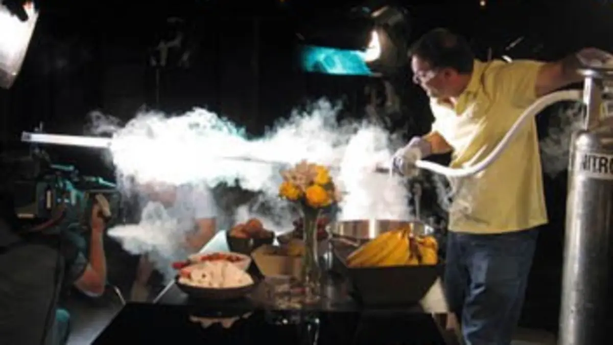 Time Warp : Action au ralenti Azote liquide