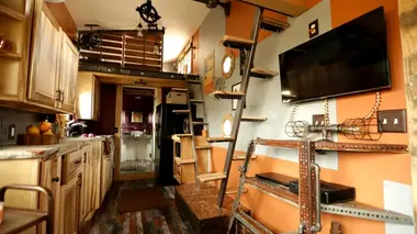 Tiny House : mini maison sur mesure Aaron et Meredith, Texas