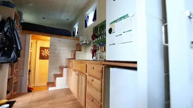 Tiny House : mini maison sur mesure Lauren et Liam, Massachusetts