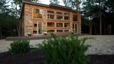 Tiny House : mini maison sur mesure Maison rustique de 15,8 m² pour cyclistes