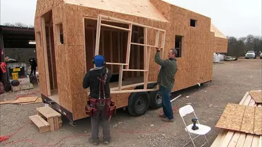 Tiny House : mini maison sur mesure Simon et Lindsay, Texas
