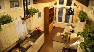 Tiny House : mini maison sur mesure Studio de photo mobile de 18,5 m²