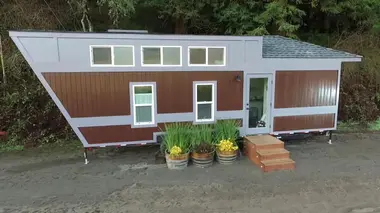 Tiny House : mini maison sur mesure Une mini-demeure de triathloniens de 34 m²