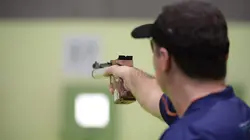 Visuel de Tir Tir. Pistolet à 25 m tir rapide messieurs. Finale 2024
