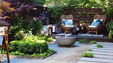 Eau, feu et roche volcanique