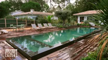 Piscine à débordement au Cap Ferret