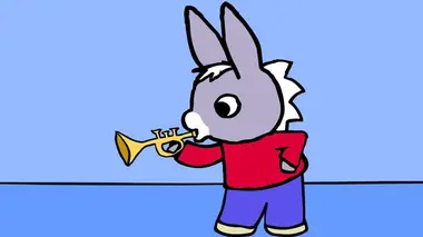 Trotro et chateau de sable