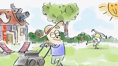 Les plantes se cachent pour pourrir