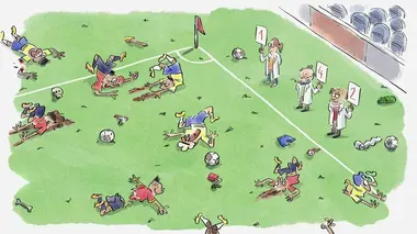 Anatomie d'une chute… dans le foot