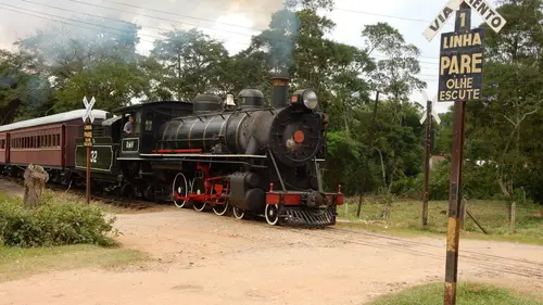Un train à travers E01 Le Brésil