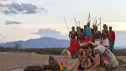 Visuel de Une famille dans la brousse