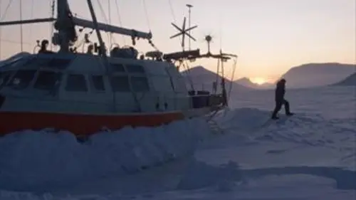 Une famille sur la banquise