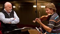 Visuel de Valeriy Sokolov enregistre le concerto pour violon n°2 de Bartók