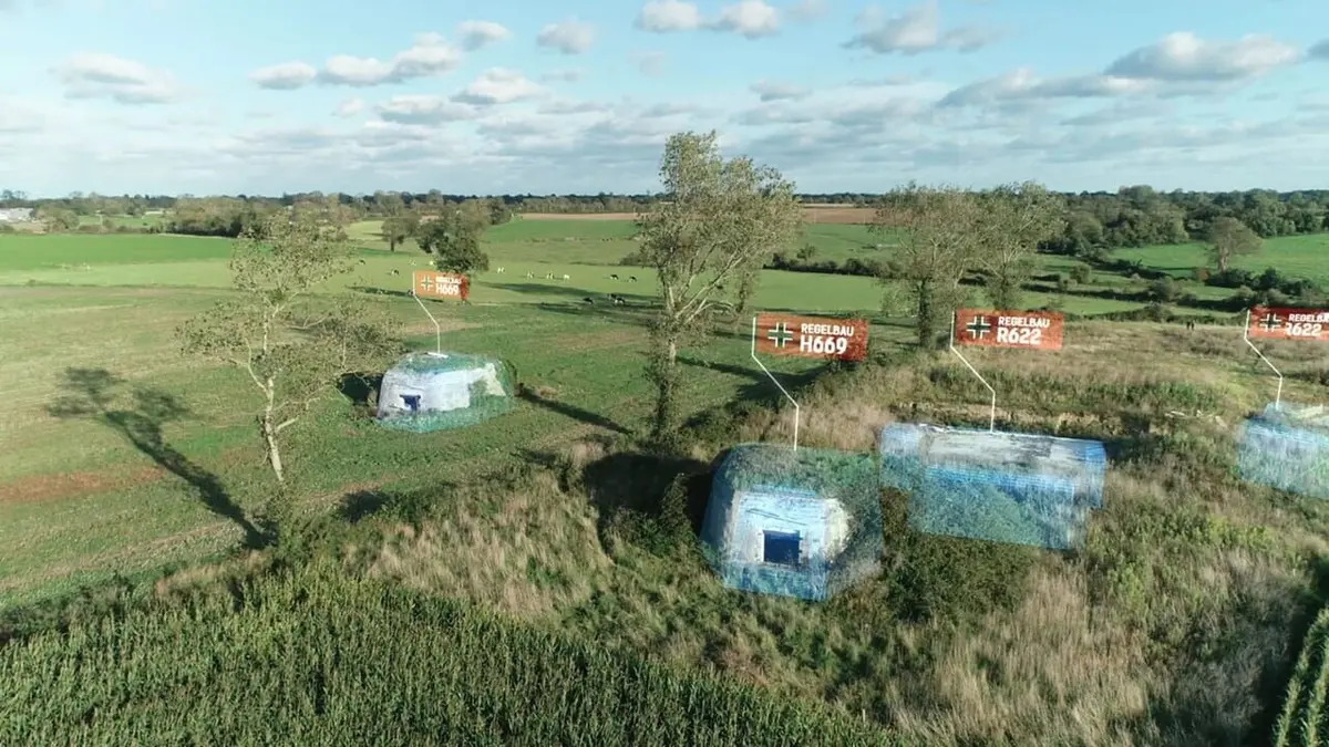 Vestiges de guerre Les bunkers secrets d'Omaha Beach