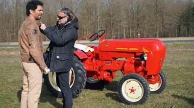Vintage Mecanic Le tracteur Porsche