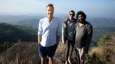 Dans les montagnes au Sri Lanka