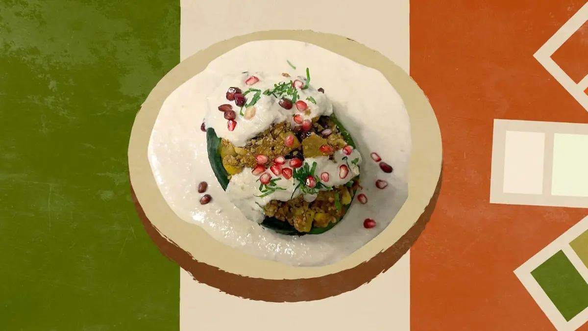 Voyage en cuisine Mexique : le chile en nogada