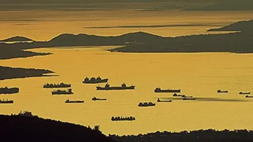 Vu du ciel par Yannick Charles De Corfou aux Cyclades